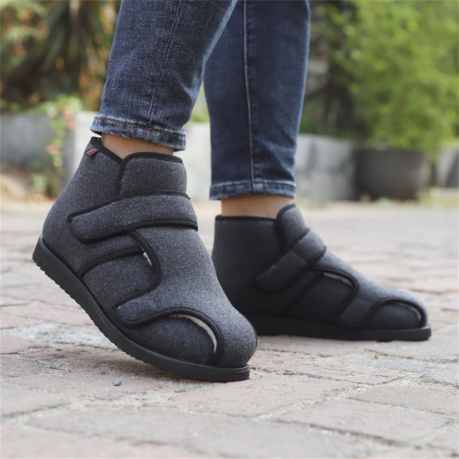 Zapatos Para Diabeticos Nwarmsouth Zapatos Ortopédicos Ajustables,Zapatos Con Valgo Y Pies Hinchados, Zapatos Ajustables En Grasa Para Ancianos Calzado Para Diabeticos