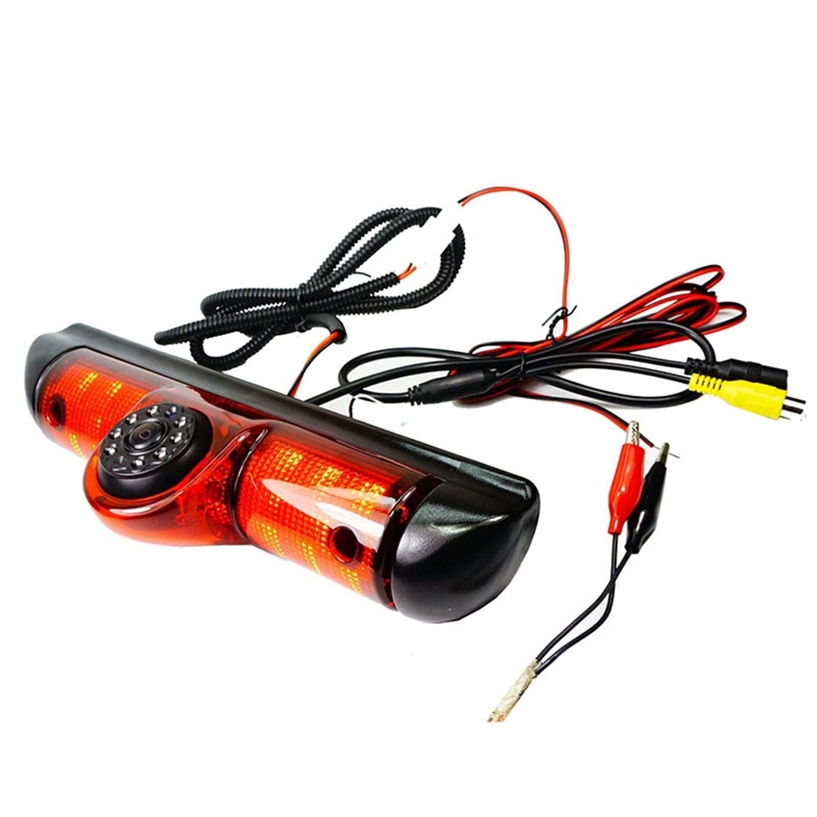 Kamera cofania ze światłem stopu, do Fiata, Ducato Late, do Peugeota, Boxera, do Citroena, Jumpera 2006-2015 z 7-calowym monitorem LCD, zestawem do parkowania i cofania 2 w 1 Samochodowy Sy