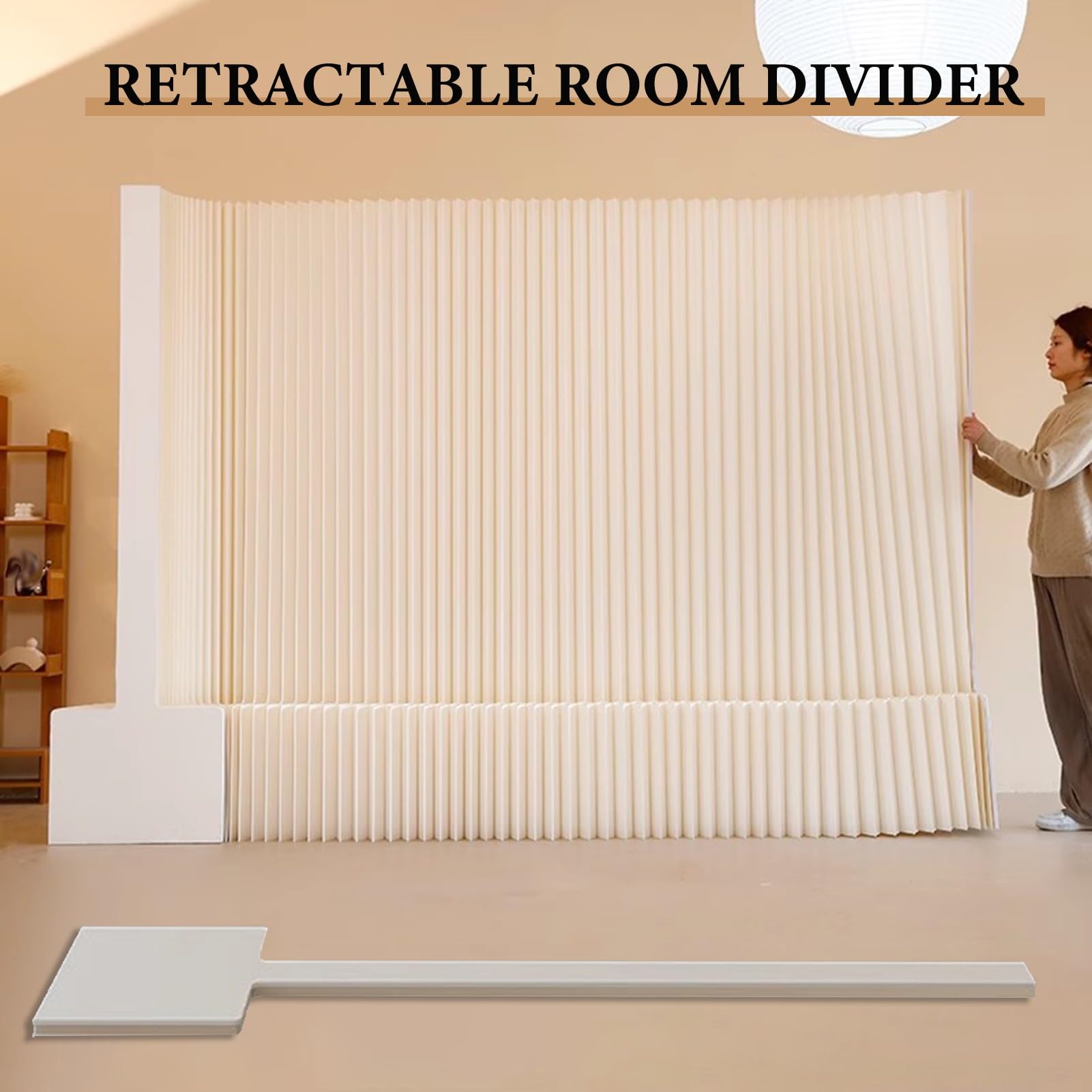 Divisori per ambienti, Parete divisoria decorativa creativa con ripiani portaoggetti(2x1.8m/6.56x5.9ft)