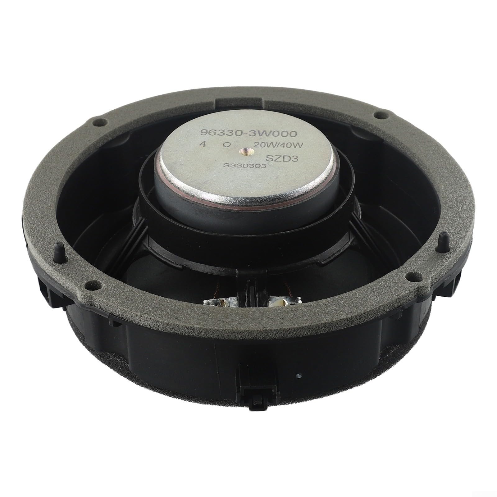 Conjunto de altavoz de puerta para Sportage 2010-2013, 96330-3W000 compatible y unidad de altavoz de juego, reemplazo de altavoz de puerta de automóvil de plástico negro, piezas interiores