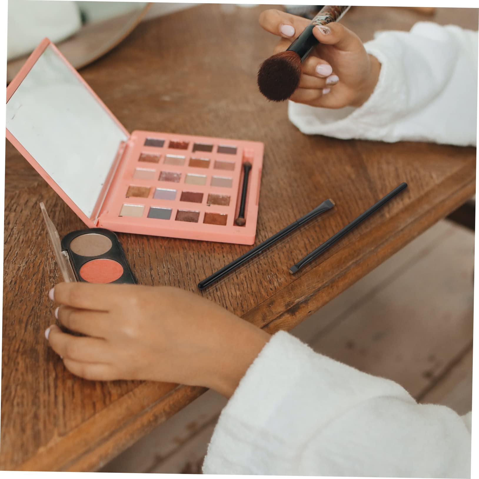 DOITOOL 15stücke Teiliges Set Für Augen- Professionelle Eyeliner-pinsel Mit Holzgriff Für Präzise Linienführung Und Lidschatten-anwendung Für Amateure Und Profis