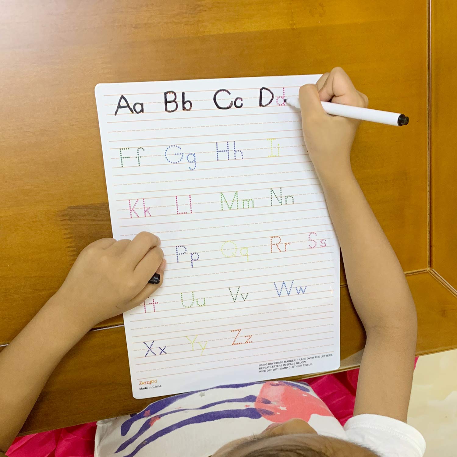 Handwriting Practice Letter Tracing for Kids Board for Cursive