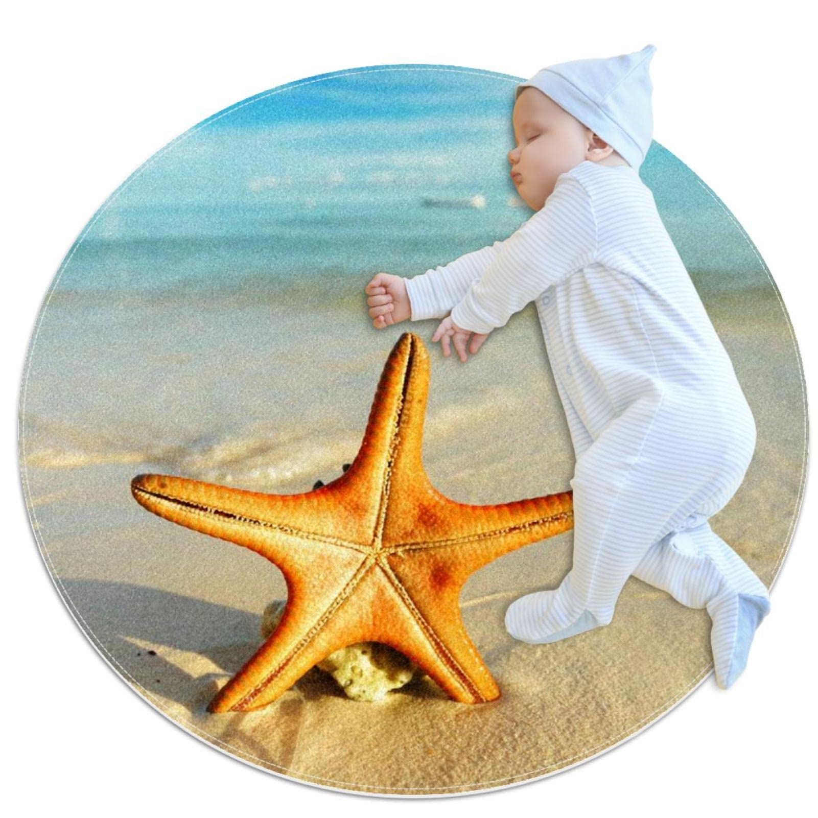 Tapis de jeu pour enfants JDEZ : ambiance plage et mer dans la chambre