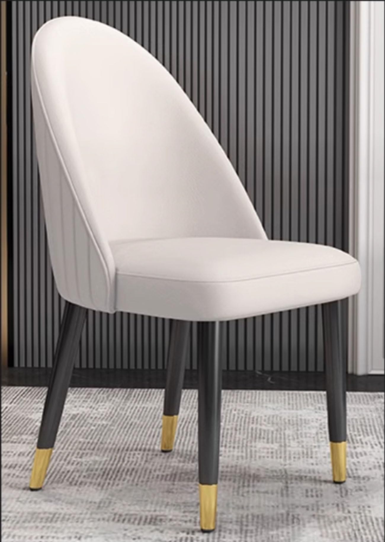 Chaise de salle à manger rembourrée : lot de 2 fauteuils de table imperméables