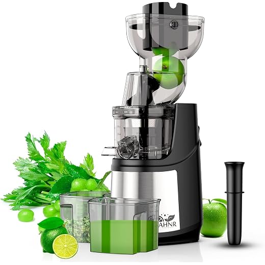 AHNR Cold Press Juicer Machines, Easy to Clean with Brush