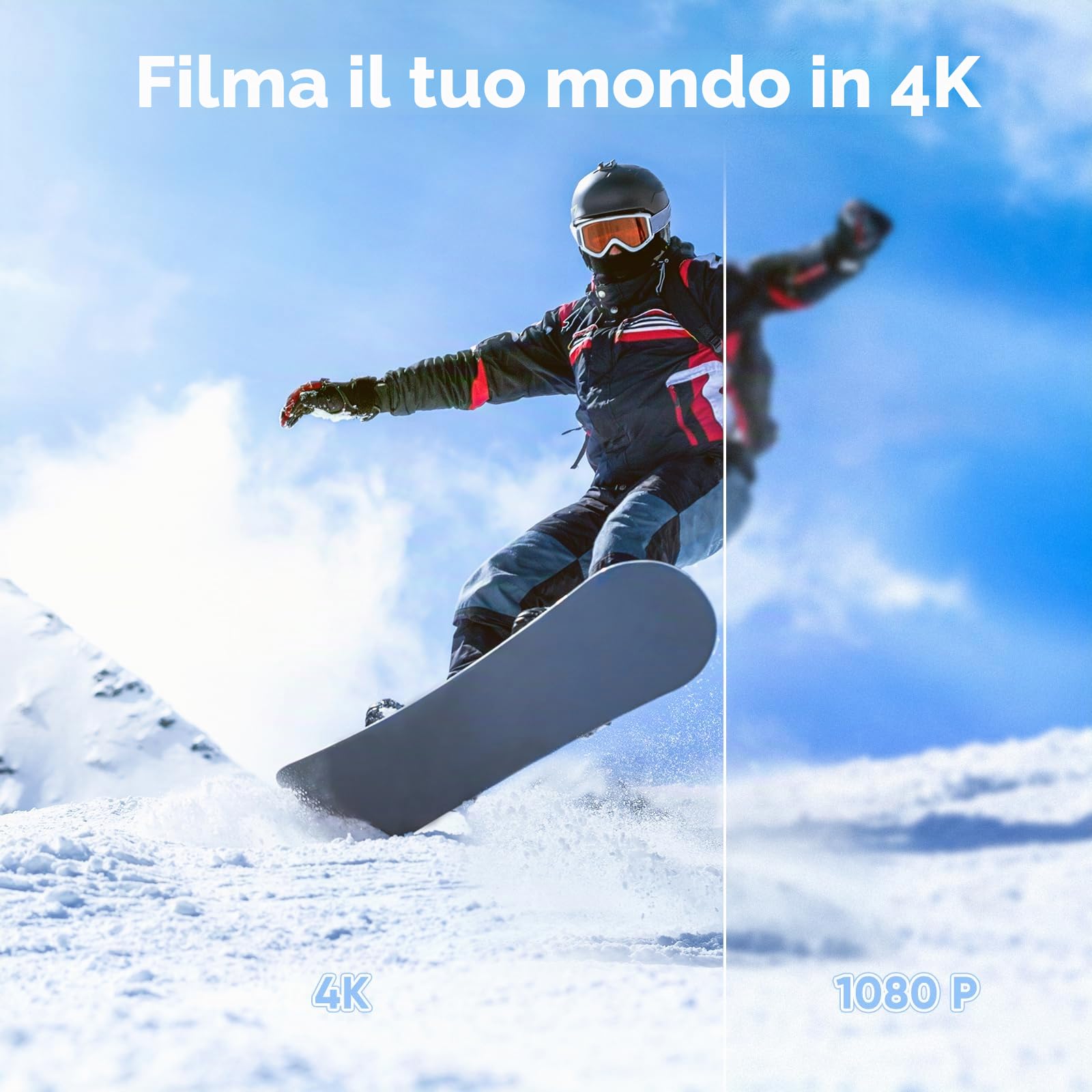 ORDRO Videocamera 4K, Camcorder 64MP 18x Zoom Digitale, Visione Notturna IR, Luce di Bilanciamento, Schermo Rotante 3.0" 270°, Videocamera per Vlog YouTube con Treppiede e 2 Batterie