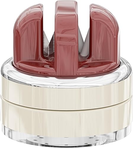 Miniatura 1 de Afilador de cuchillos de cocina con base de succión para afiladores de cuchillos de bolsillo manos libres, afilador de cuchillos profesional todo en