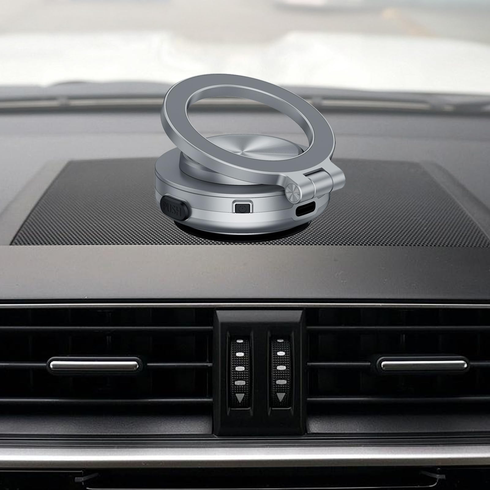 Soporte de teléfono con magnética, soporte magnético para teléfono | para coche | Soporte giratorio de coche ajustable, Suministros de vo