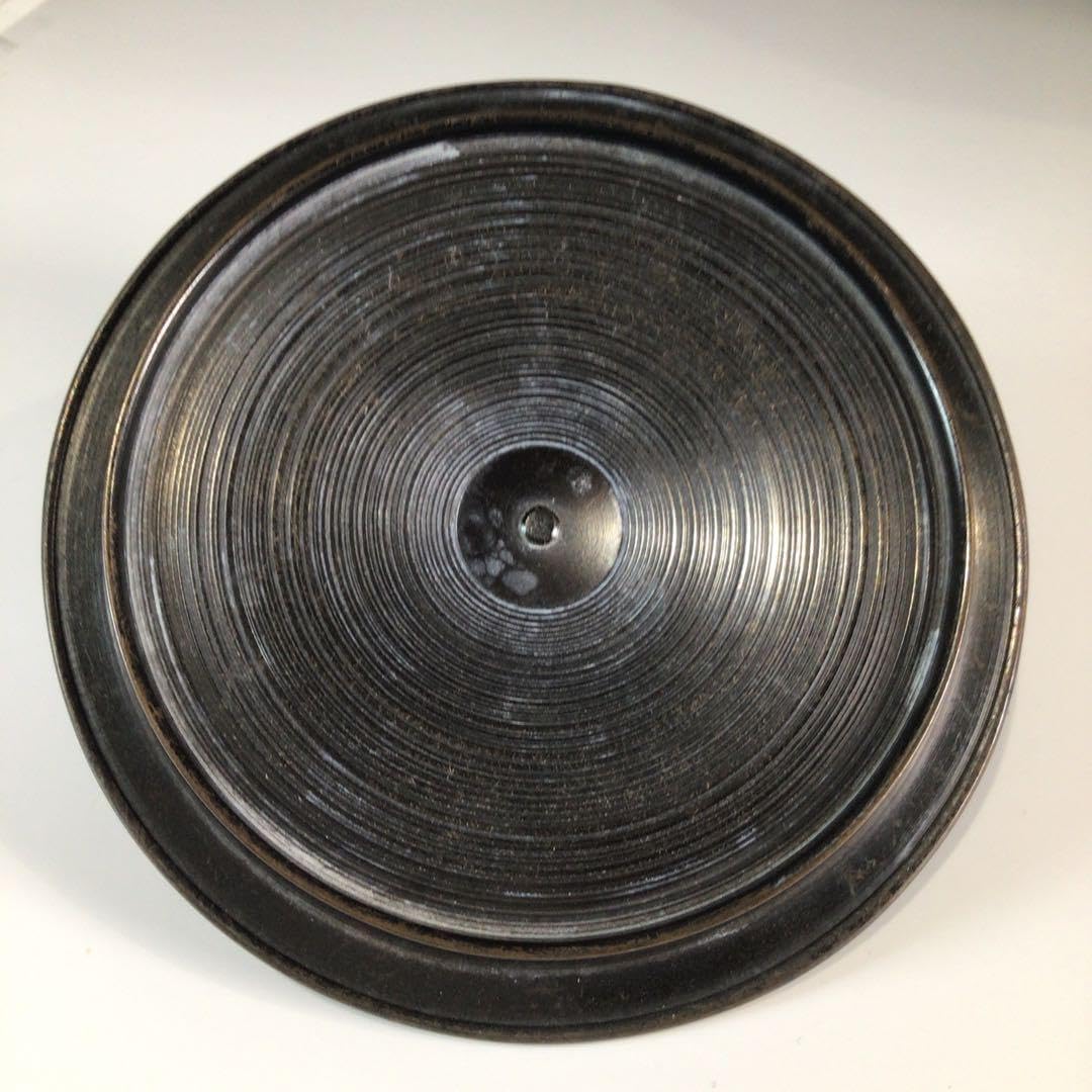 値下げ、鋳銅　秀山作　道安型風炉4点組　囲炉裏、ヒ－タ－　お茶道具/共箱 値下げ、鋳銅 秀山作 道安型風炉4点組 囲炉裏、ヒ－タ－ お