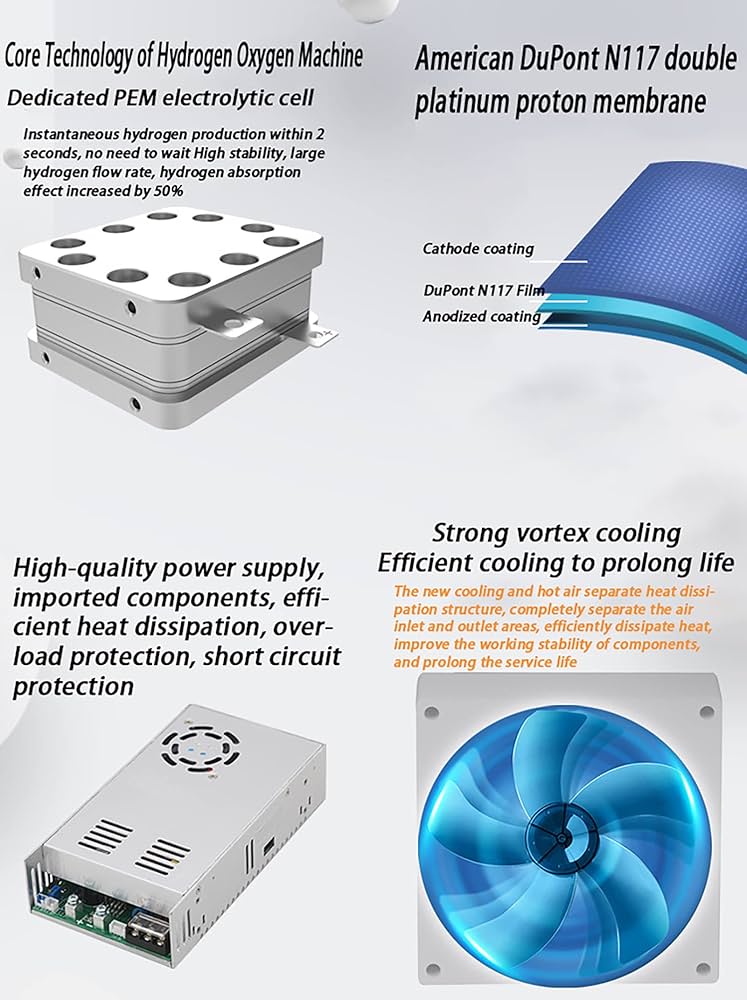 【ほぼ新品】水素吸入器（900ml/min） Amazon.co.jp: 水素吸入器 99.99%高純度 (600H+300O)900ml/min