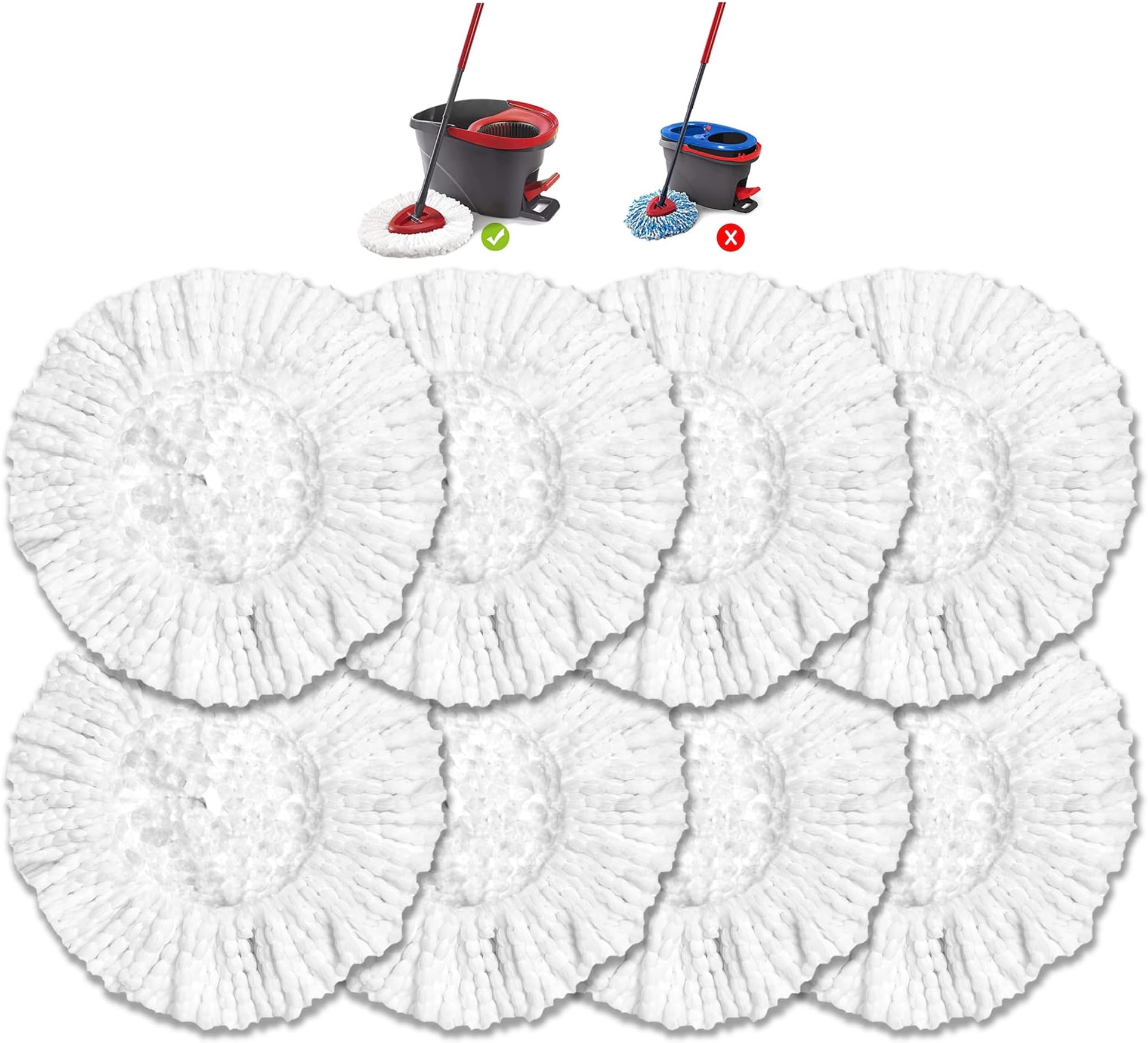 Compatible with O Cedar Mop Replace Head (Spin Mop). Easy