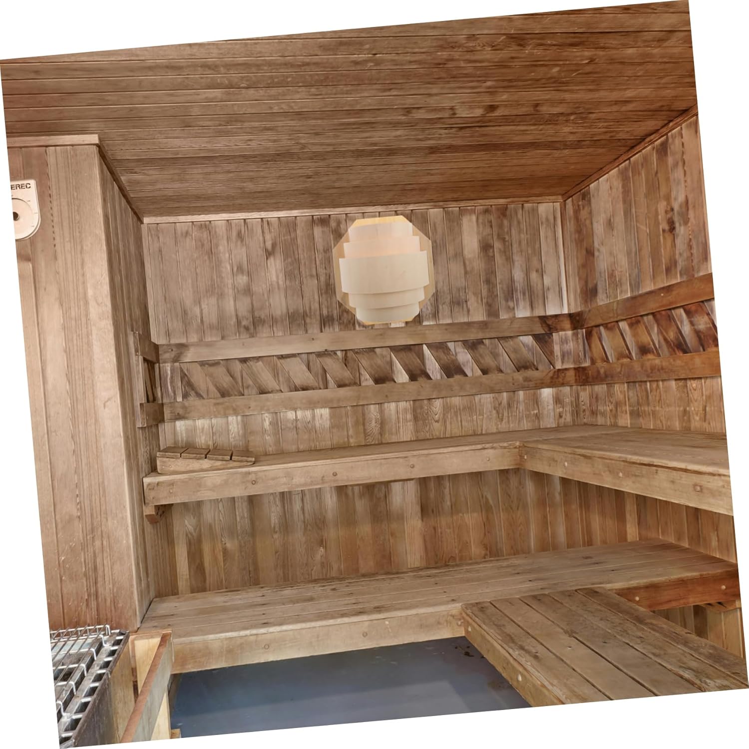 Light Shade Lamp Protect Cover for Sauna Room Wooden Lampshade Easy Installation Stylish Design Ample Light Penetration Essential Sauna Accessory