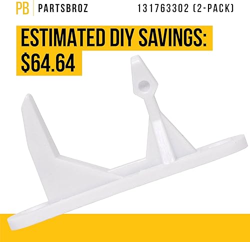 Miniatura 6 de PartsBroz 131763302 - Delantero de puerta mejorado (paquete de 2) puntas de bricolaje incluidas por PartsBroz - Piezas compatibles con Electrolux