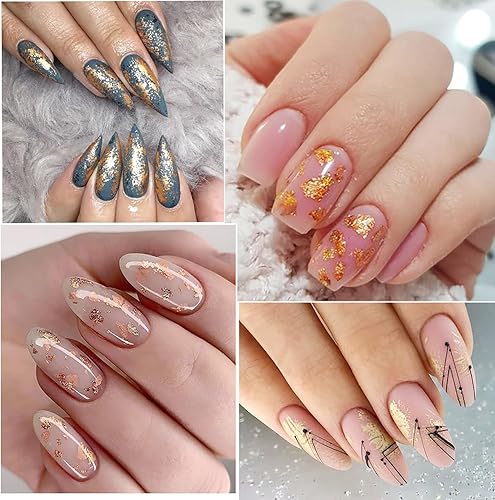 Miniatura 58 de 12 Colors Fall Nail Art Stickers Maple Leaf Nail Glitter Sequins 3D Nail Art Accessories Autumn Leaf Shape Flakes Holographic Gold Red Yelloween