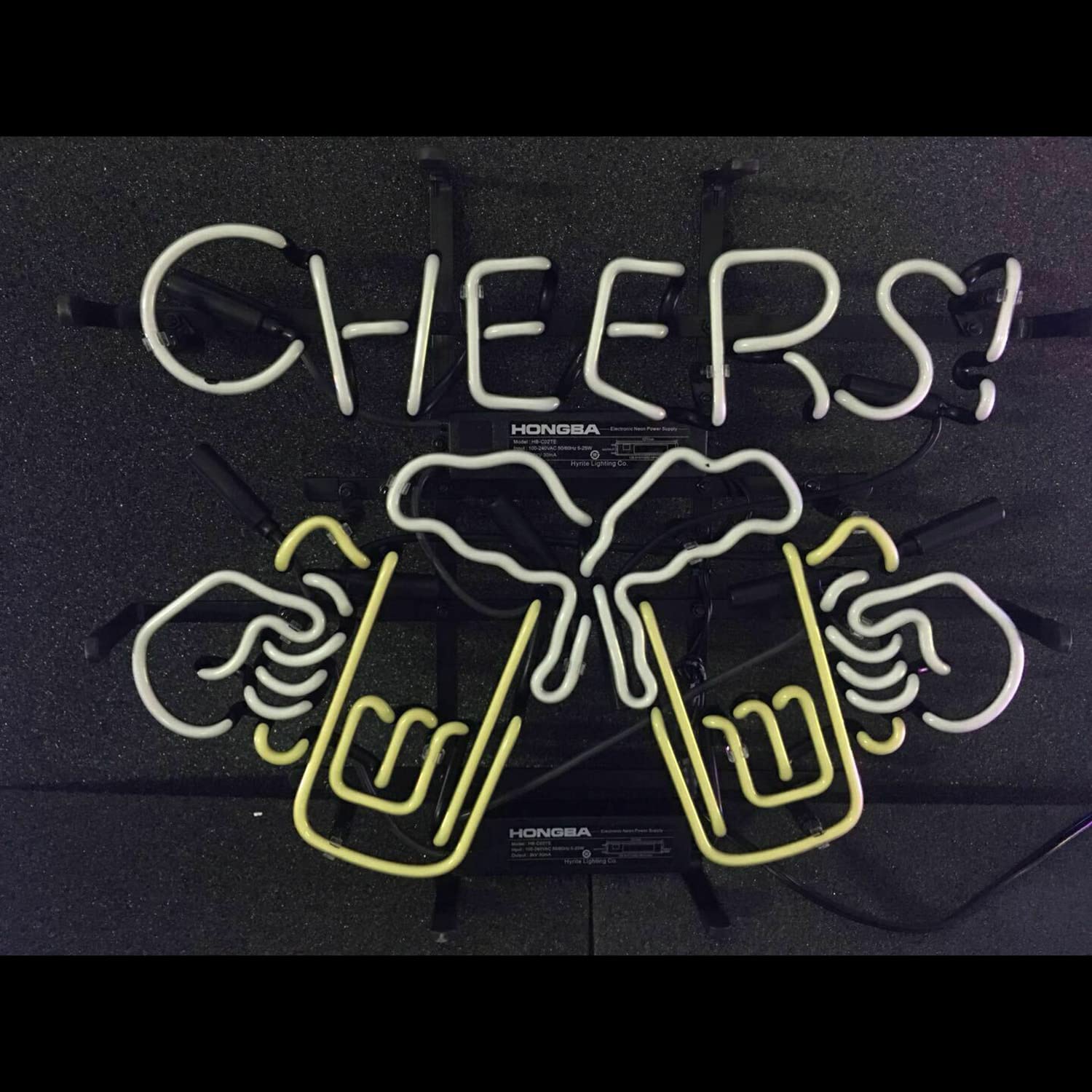 Amazon | ネオンサイン 乾杯 CHEERS NEON SIGN ネオン看板 BEER BAR 