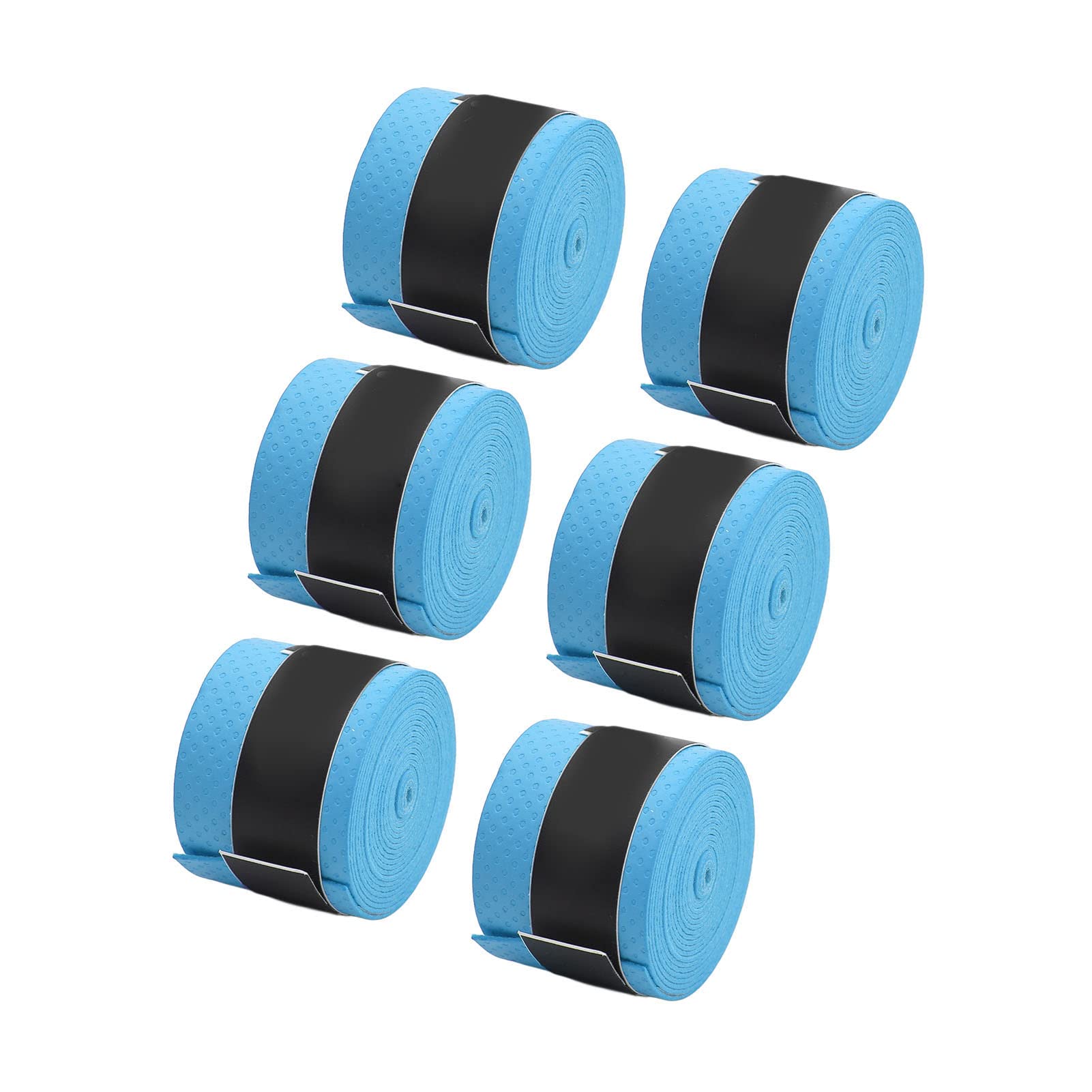 Overgrip per Racchetta da Badminton, Nastro per Impugnatura per Racchetta da Tennis Assorbimento del Sudore Antiscivolo Traspirante 6 Pezzi per Gli Amanti dello Sport (#6