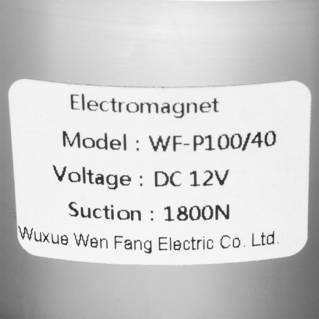 sourcingmap 12VDC 1800N 3,85 LB1745g électro-aimant aimant levage électrique levage solénoïde Hold
