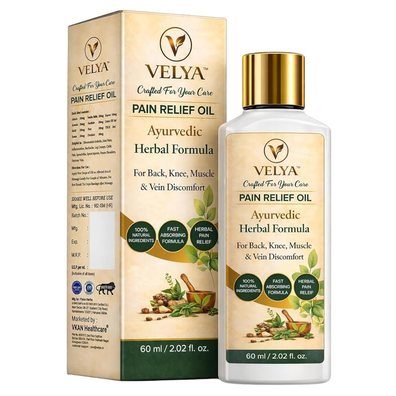 Pain Relief Oil for Tired Legs & Swelling | Natural Circulation Support for Varicose Veins & Tired Legs, Reduces Heaviness & Fatigue | Fast Absorbing, Non-Sticky, Plant-Based Massage Oil | 60 ml-image-26