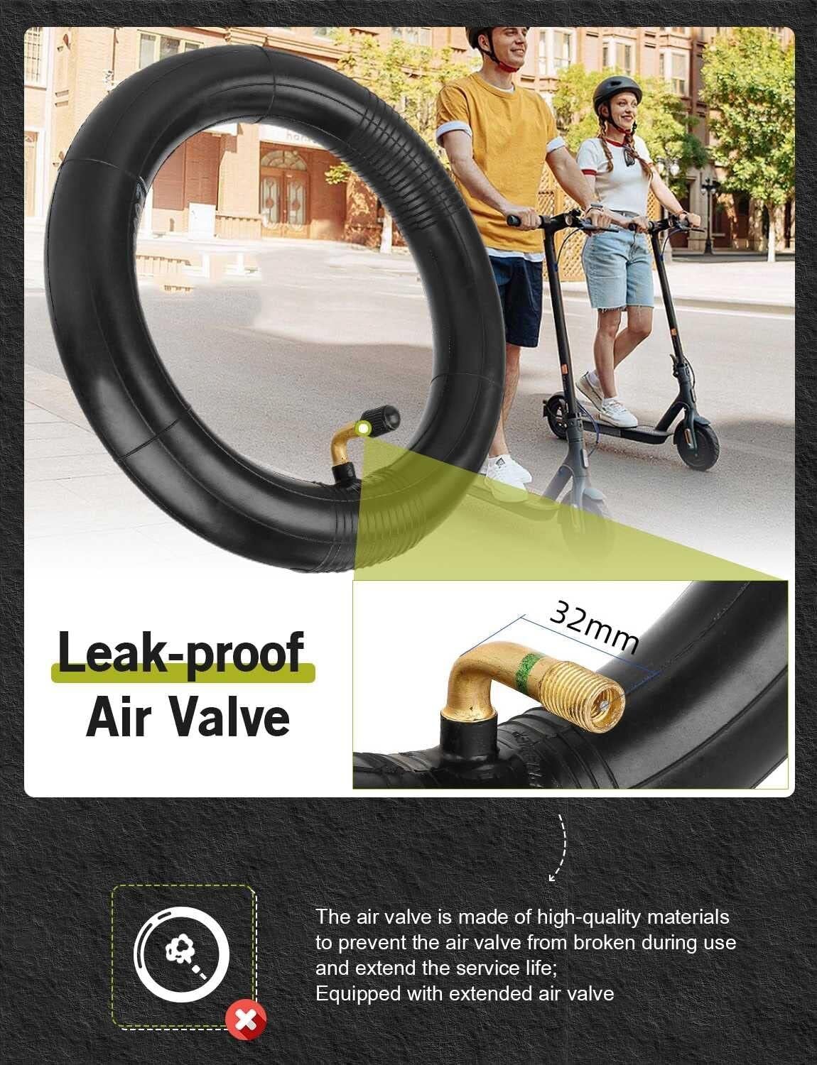 8,5X3 Pneu pour Trottinette Tout-Terrain avec Chambre À Air Pneumatique 8,5 X 3 Pneu de 8,5 Pouces Gonflé pour Autres Modèles de Remplacement de Roue pour Trottinettes