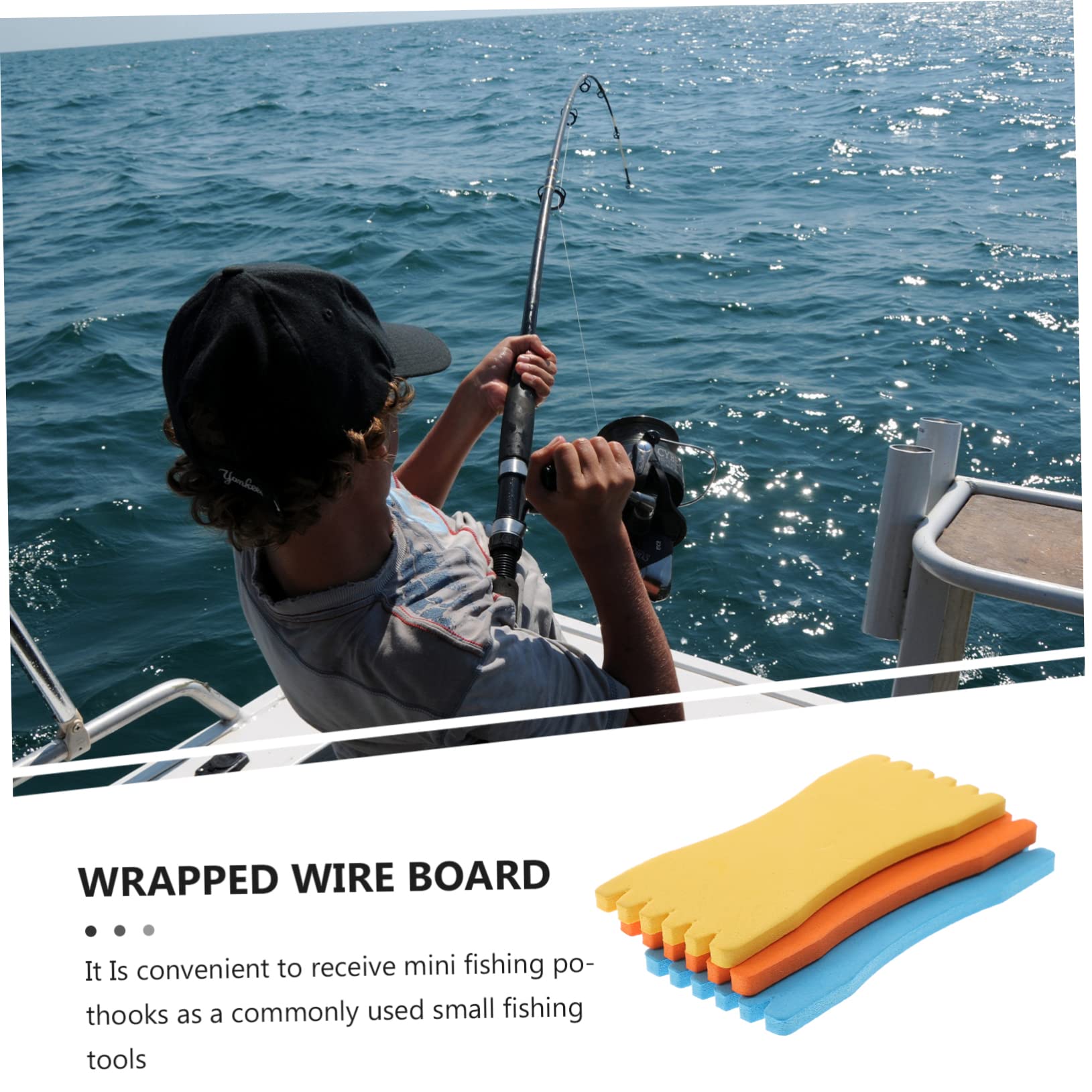 Supports Ligne Pêche Outdoor 10 Bobines De Mousse EVA Pour Rangement Ligne De Pêche - Lot Multicolore, Pratique Pour Pêche à La Mouche Bobine Mousse Pêche