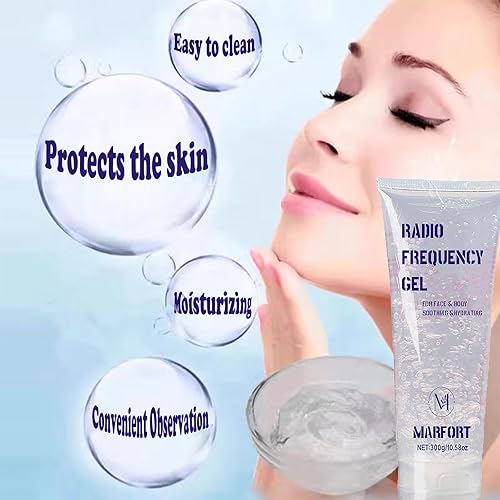 Miniatura 4 de Combinación de gel refrescante y lubricante con depilación y máquina facial de belleza o cara de microcorriente para mujeres y hombres en la cara o