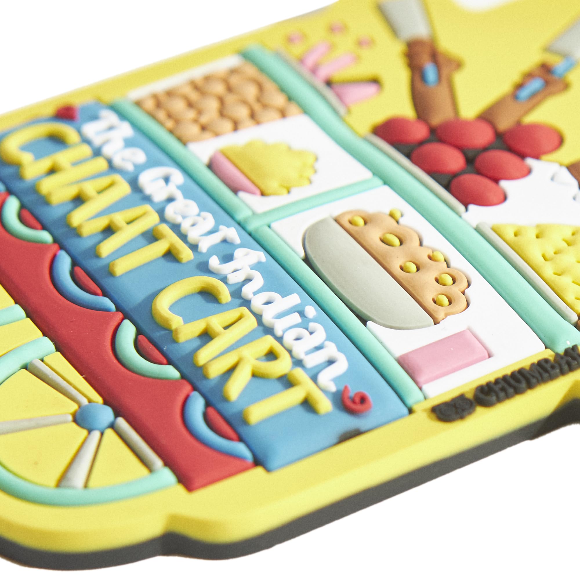 Chumbak The Great Indian Chaat Cart Magnet – Street Food Cart Design, Quirky Refrigerator Décor, Magnetic Kitchen Accessory & Gift for Food Lovers 3
