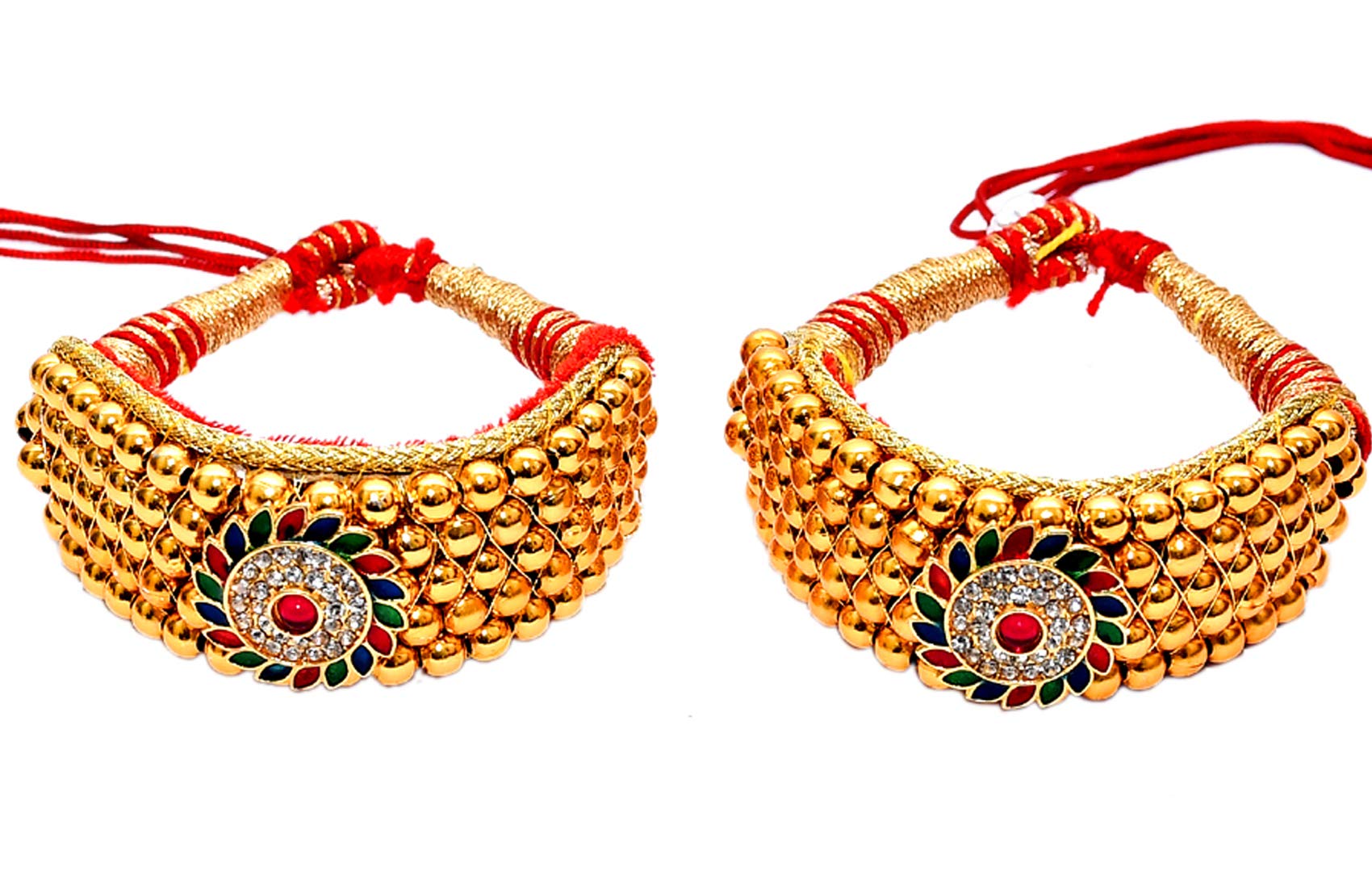 VIVA VIRAL Fascinating Padmavati Look trendy engraved Golden modish beads designer armlet rajasthani look pochi for girls & womens (B09189MVQS) Amazon Price History, Amazon Price Tracker