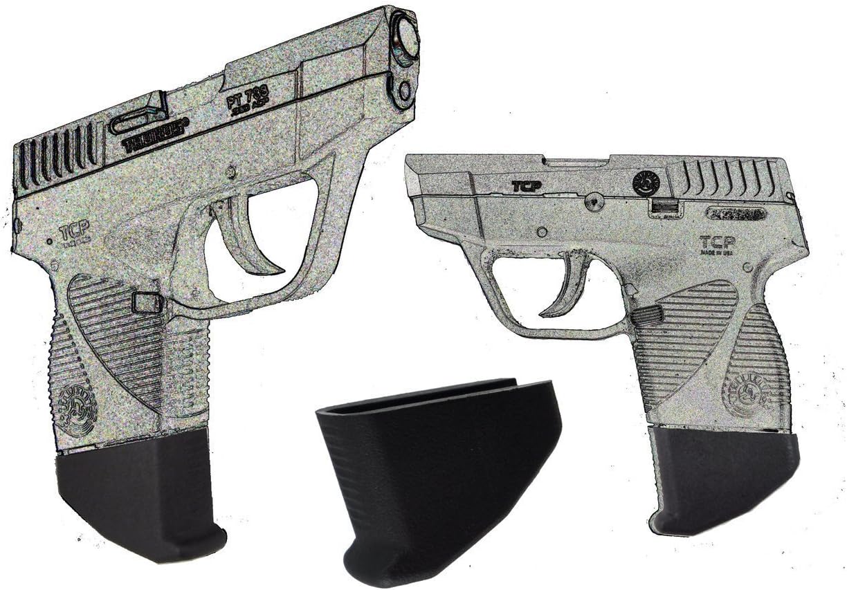 Base Plate Adapter – Fits Taurus TCP PT738 & PT732 – 1.25" Grip Extension for Improved Comfort & Control – 2 Pack