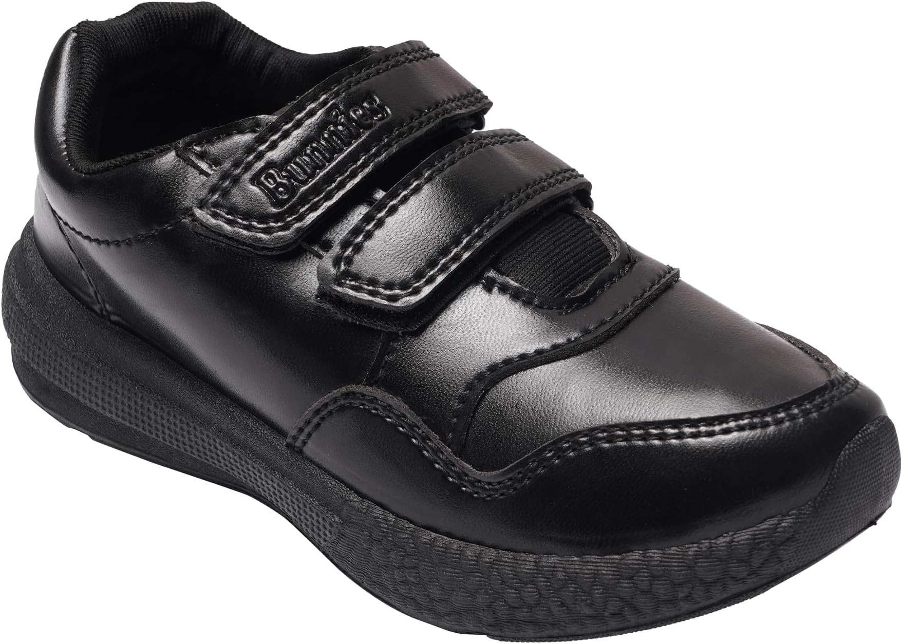 BUNNIES Shoes for Kids Boys and Girls School Shoes Sneakers for Kids Shoes (4.5 Years to 12 Years) Black Shoes