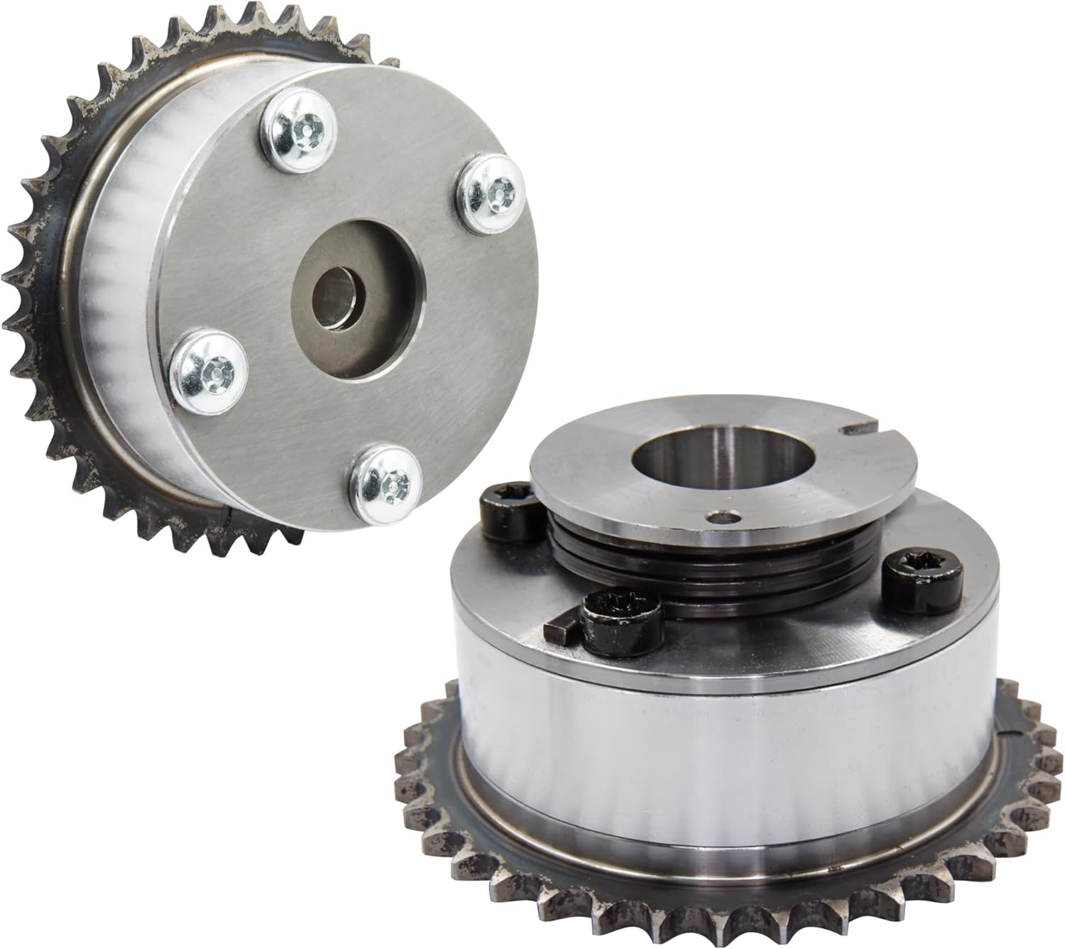 Variable Valve Timing Cam Phaser VVT Sprockets Intake & Exhaust Gear Camshaft Adjuster 24350-3CGA1 24370-3CGA0 Compatible with Hyundai Kia 2014-2019 3.3L 3.8L