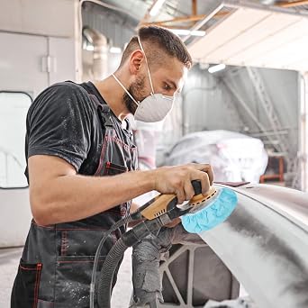 20 Parça Araba Orbital Tampon Parlatıcı Ped Kaput Seti, Mikrofiber Parlatma Parlatma Pedleri Kaput Parlatma Pedi Kapağı (5-6 inç)