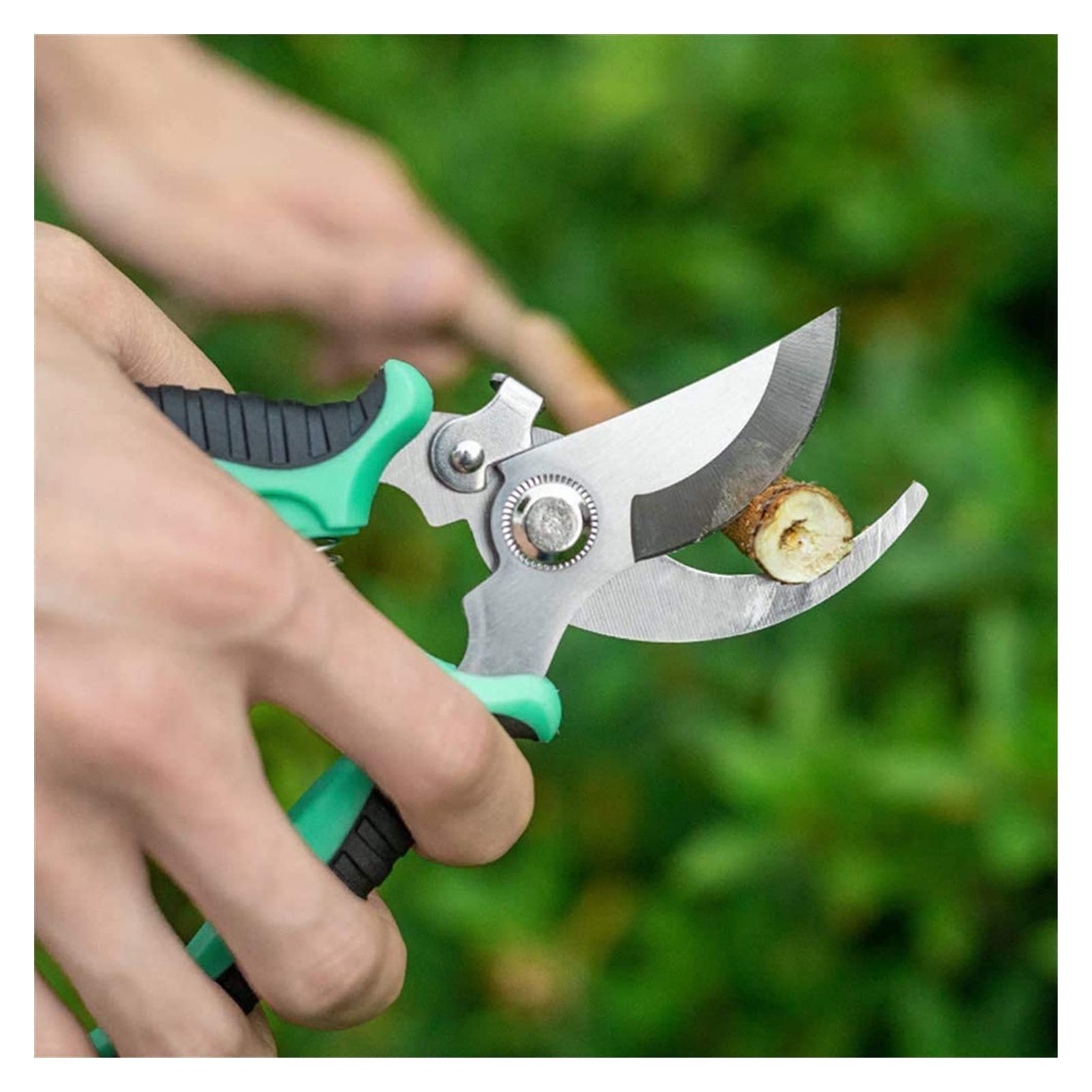 MRKU Forbici da Giardino Professionali per potatura, cesoie per potatura, Forbici Multifunzione con Molla di Ricambio per Rami, steli, Piante in Vaso e Fiori 4 Pezzi