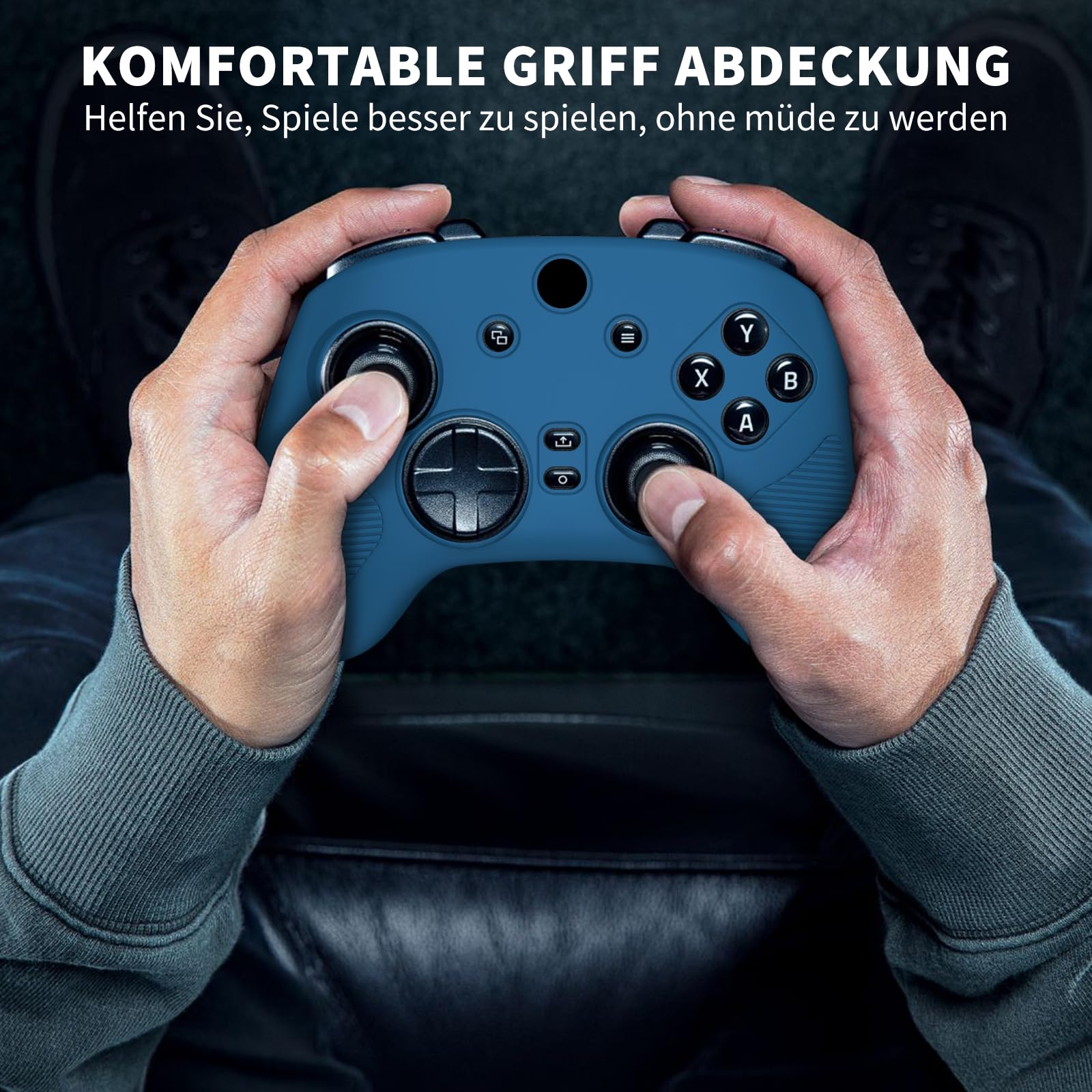 Funda compatible con Razer Wolverine V3 Pro, funda ultrafina sin olor, protección contra caídas, piel no tóxica, cubierta protectora de silicona para el controlador de juegos para Razer Wolverine V3