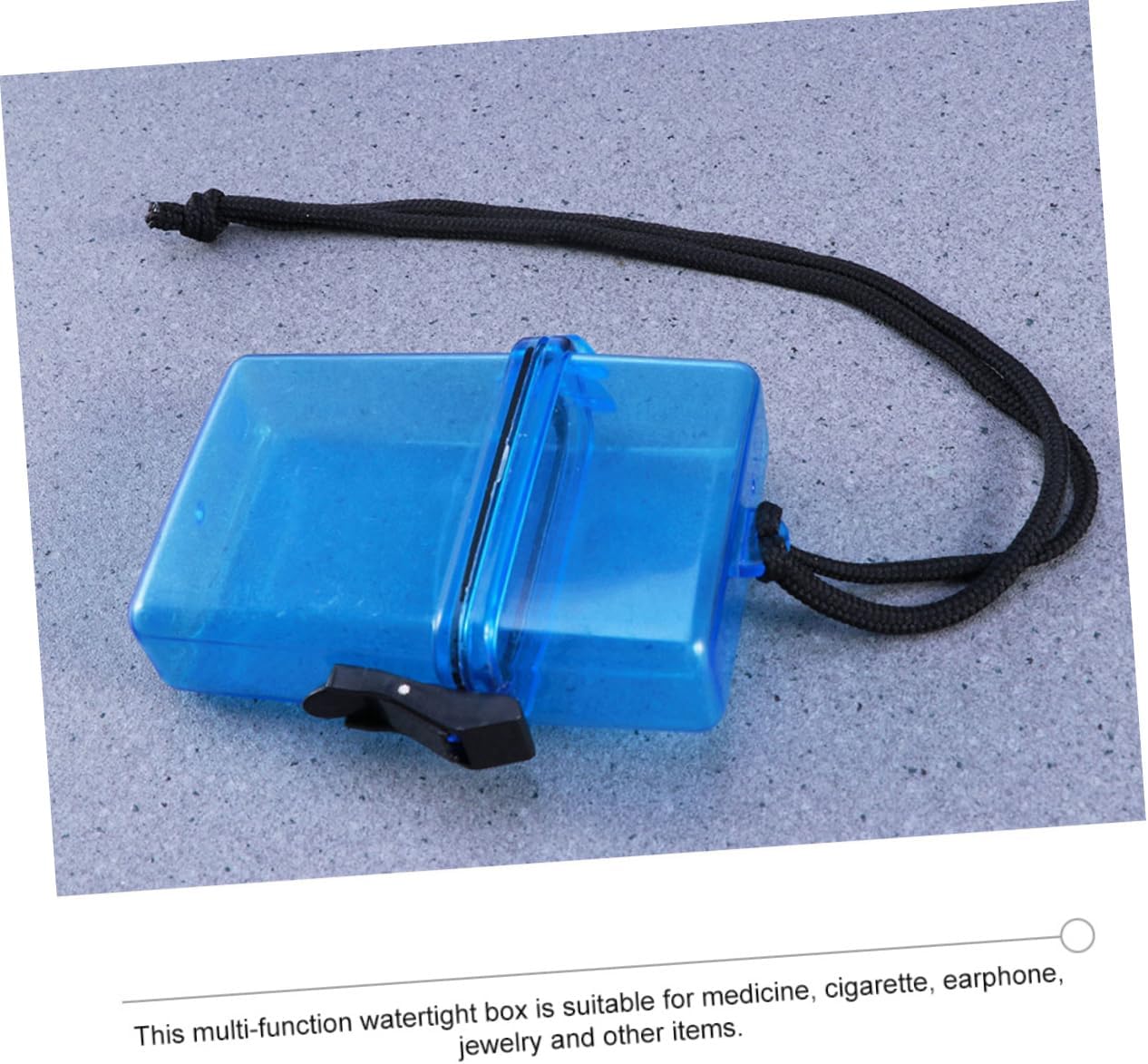 Toddmomy 3pcs Medicine Storage Box Portable Diving Dry Box for Outdoor Travel Sealing Case for Earphones Jewelry and Colors