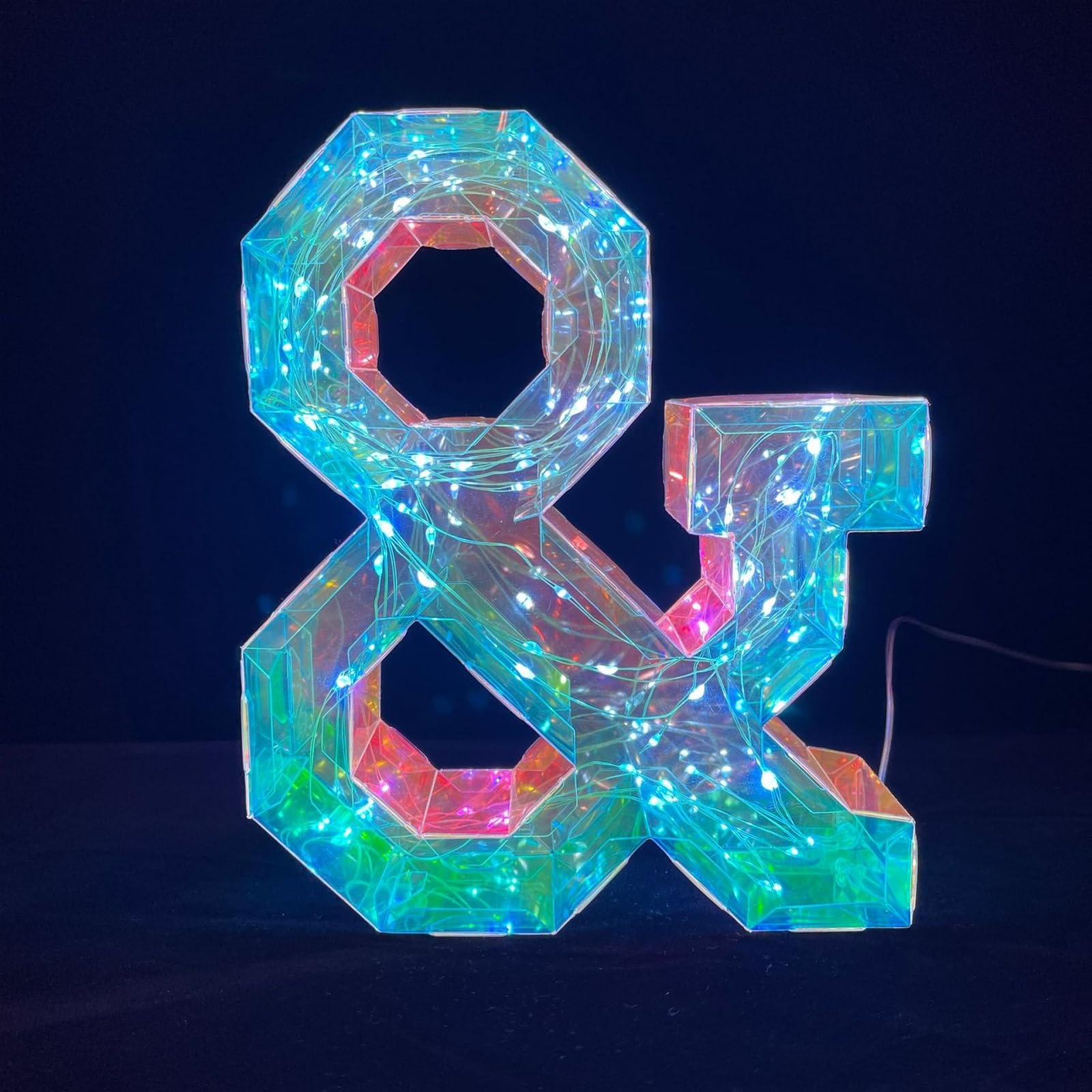 LED Marquee Letter Lights Light Up Letters Glitter Alphabet Letter Sign Battery Powered for Night Light Birthday Party Wedding Girls Gifts Home Bar Christmas Decoration with USB