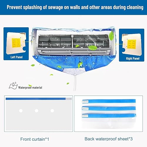 Miniatura 4 de LXYANG Split Air Conditioning Service Bag Wall Mounted Air Conditioning Cleaning Kit Split Air Conditioning Cleaning Waterproof Cover Split Air
