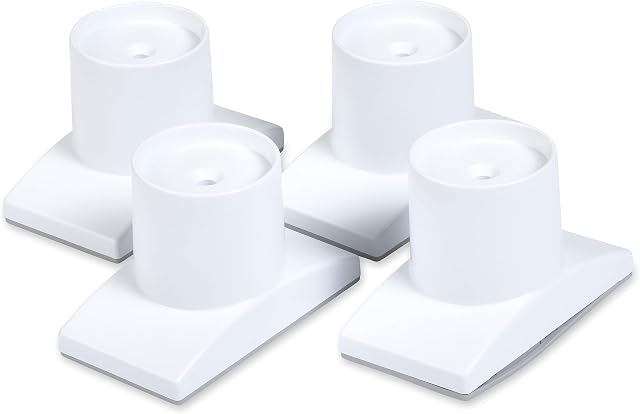 Wall Nanny Extender - 10 cm Baby Gate Extension - Extends Pressure Mounted Gates + Protects Walls + Stabilizes Gate - for Child, Pet & Dog Gates - Works on Stairs - 4 Pack Wall Protector - 4 Inches