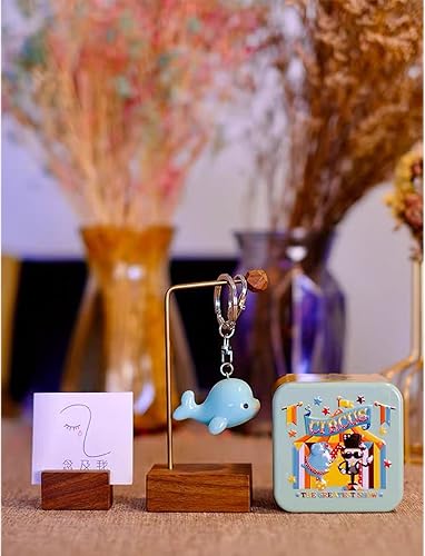 Miniatura 7 de YIXI-SBest 20 ganchos giratorios de mosquetón, cierre de langosta, clips giratorios con anillo de llavero dividido plano y 8 cierres giratorios para