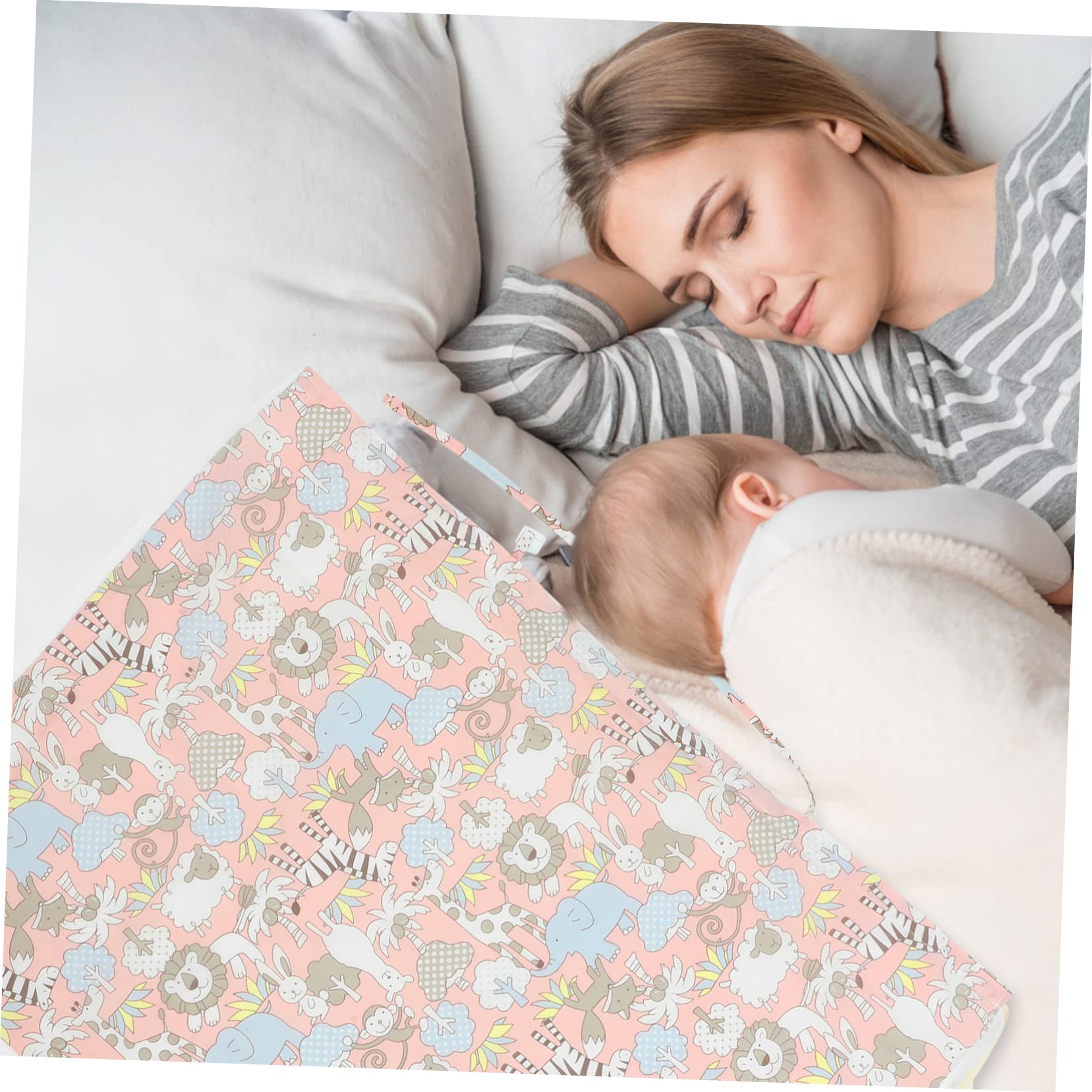 Toyvian 4 sztuki ręczników do karmienia, kocyk do karmienia, ochrona prywatności, fartuch do karmienia, koc do karmienia, bawełna