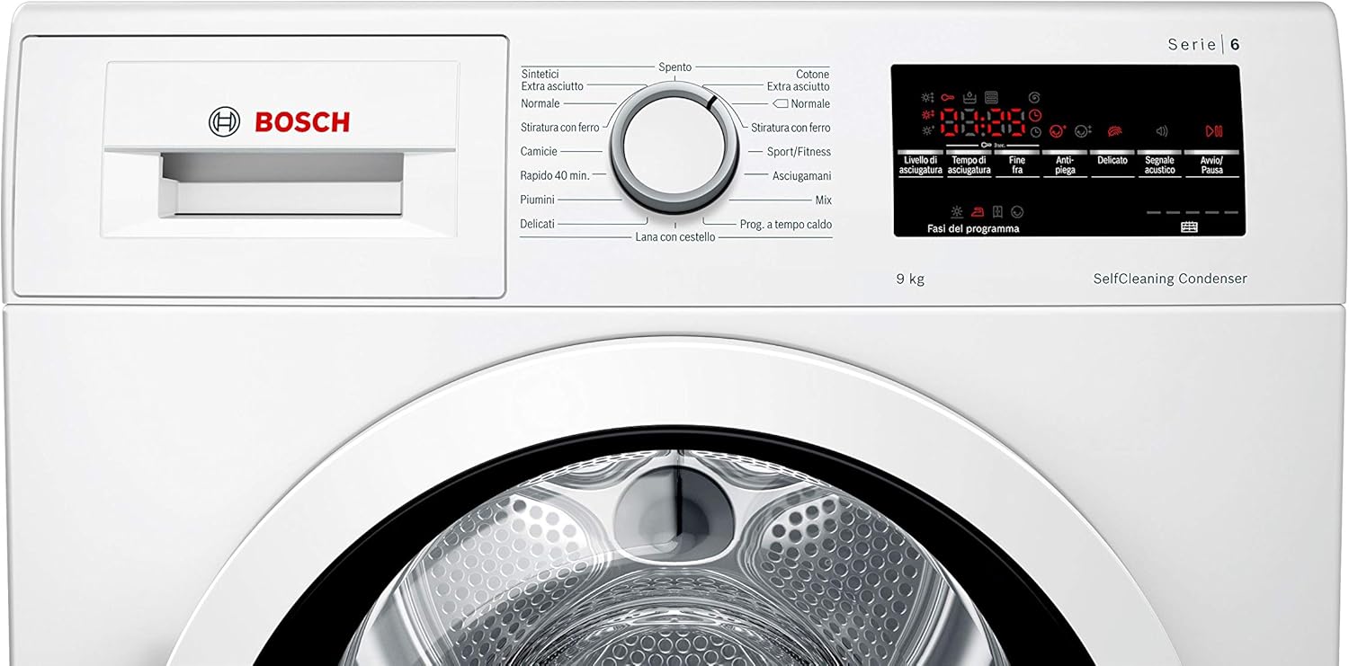 Bosch Tumble Dryer Control Panel
