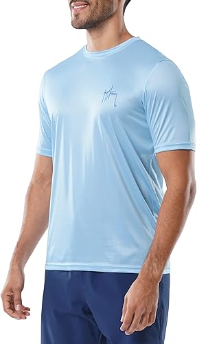 Miniatura 5 de Guy Harvey Camiseta de manga corta para hombre con protección solar UPF 30+