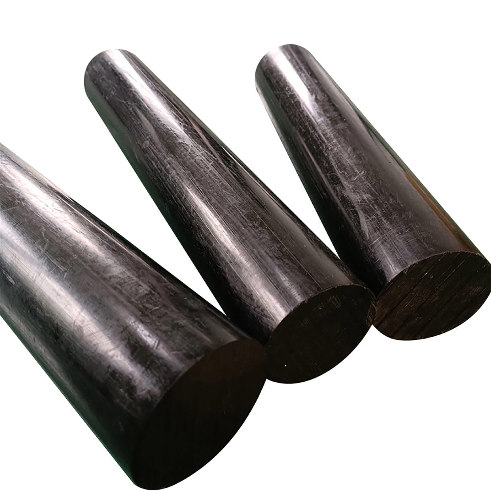 Hgcoeyr Length 500Mm Nylon Drift Punch Rod, Pa6 Black Nylon Rod Diameter 20-55Mm Wear Resistant Machining Rod(35Mm)