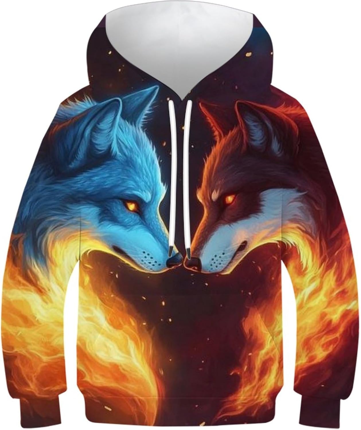 Felpa Con Cappuccio Bambino 3D - Divertente, Maniche Lunghe, Tasche, Per Ragazzi E Ragazze