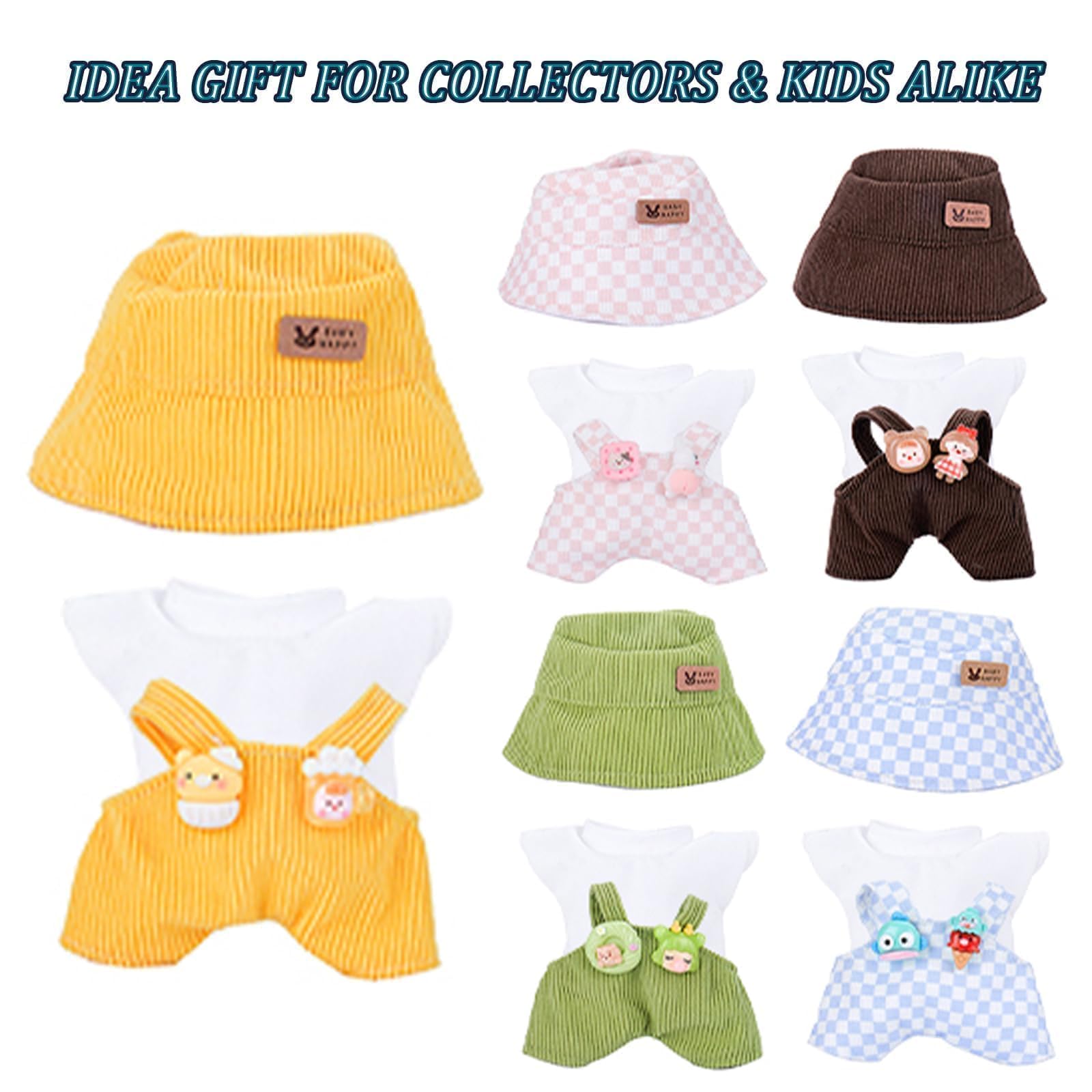 17cm Doll Clothes, Clothing for 17 cm Doll Plush, Chic Style Set for 17cm Dolls - Image 4