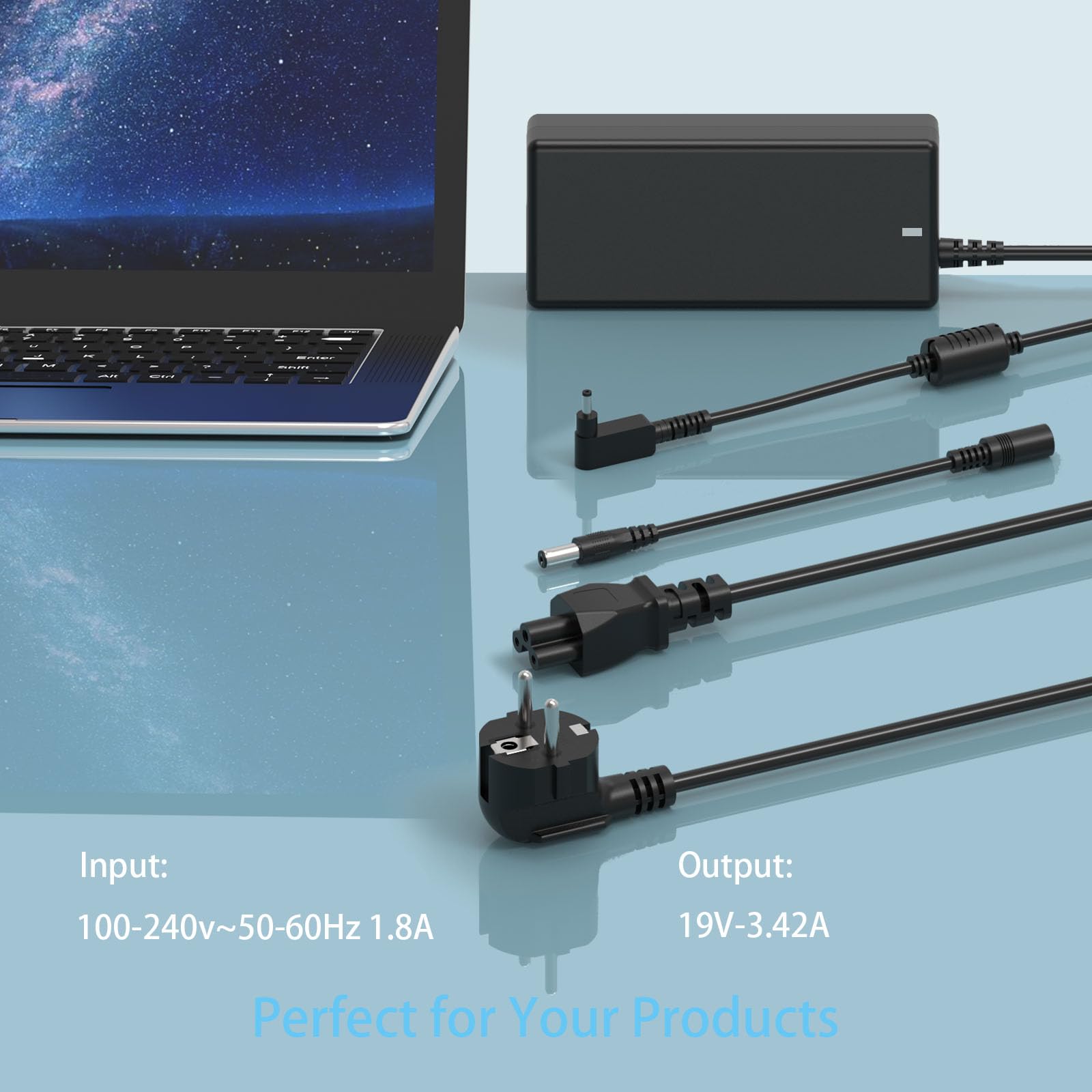 Zamiennik Acer 65W 19V 3.42A kabel do ﾅＢdowania laptopa 3,0 mm 1,1 mm zasilacz ﾅＢdowarka do Acer Swift 1 3 5 SF113-31 SF114-31 SF114-32 Spin 1 3 5 SP111-31 SP111-31N SP111-32 A13-045N2000A PA-1650-68