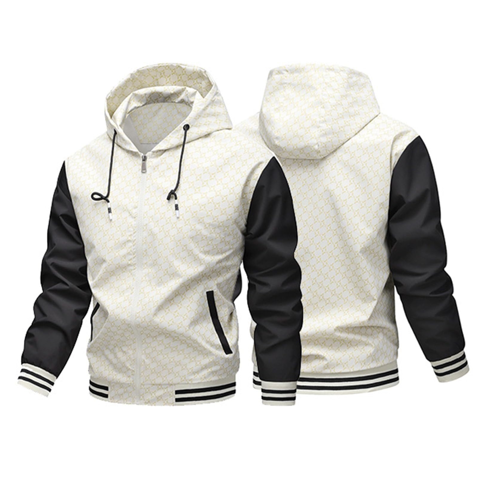 Générique Blouson Homme Pardessus Coupe Vent Des Poches Décontracté À Trench-Coat, Classique Pardessus Coupe Vent Imperméable Décontracté Jacket Tenue De Ville, Aller Au Travai