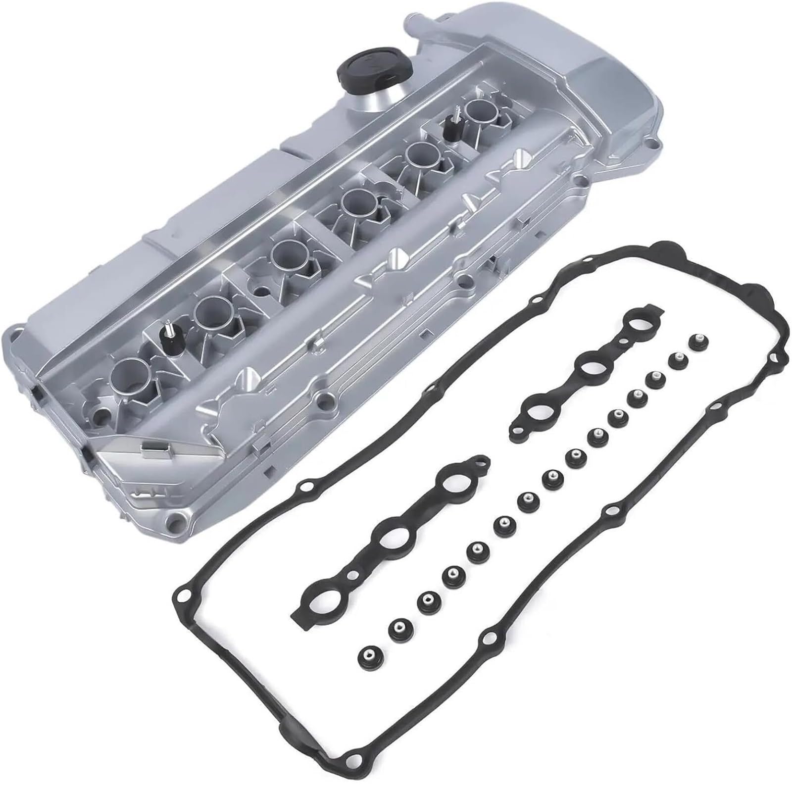 Cappucci antipolvere per pneumatici auto Per coperchio valvole motore con guarnizione bulloni tappo per BMW 2003-2006 per