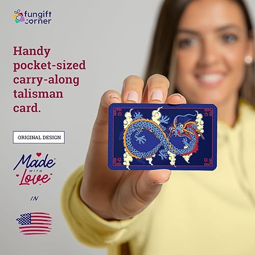 Miniatura 9 de FunGiftCorner Bandera de prosperidad con amuleto de dragón, tarjeta de Feng Shui, símbolo de victoria y suerte, tarjeta de talismán de Feng Shui,