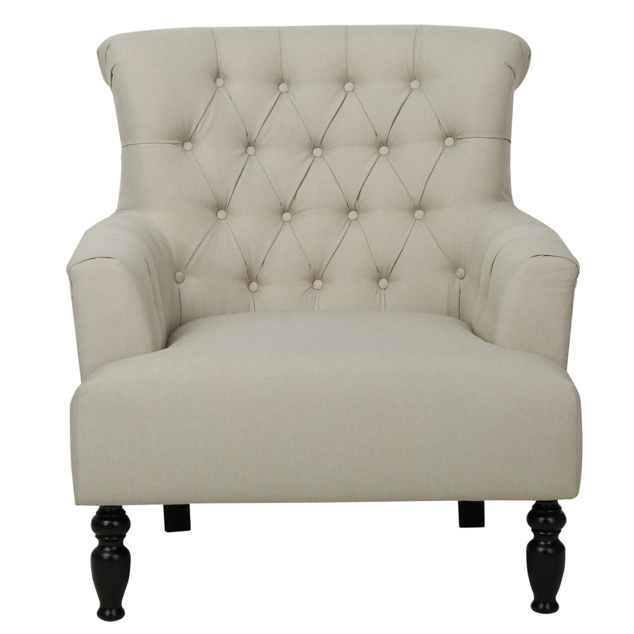 Christopher Knight Home Byrnes Fabric Club Chair, Beige