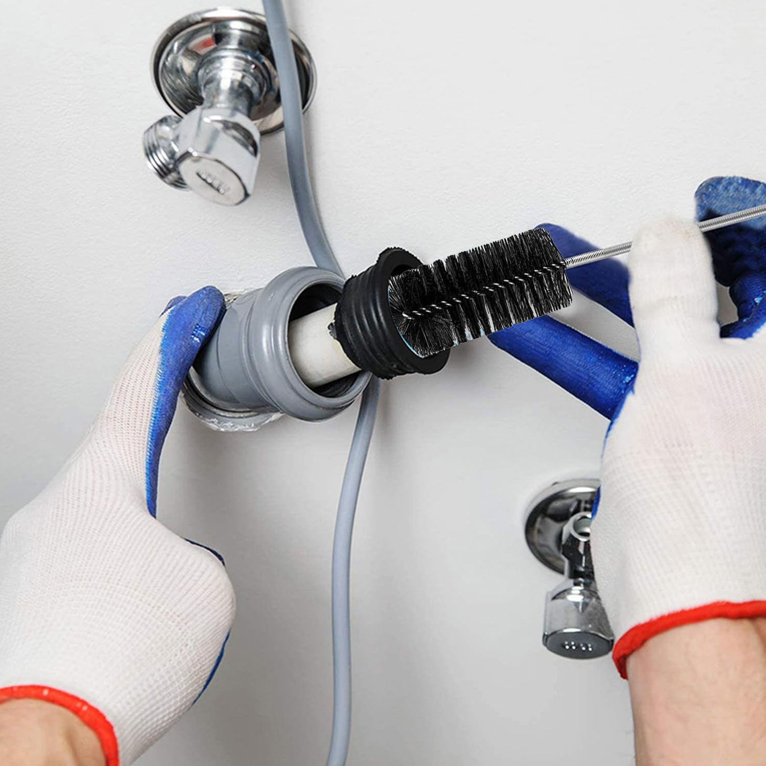 2 PCS Drain Unblocker Tools, Bathroom Pipe Unblocker - Image 4
